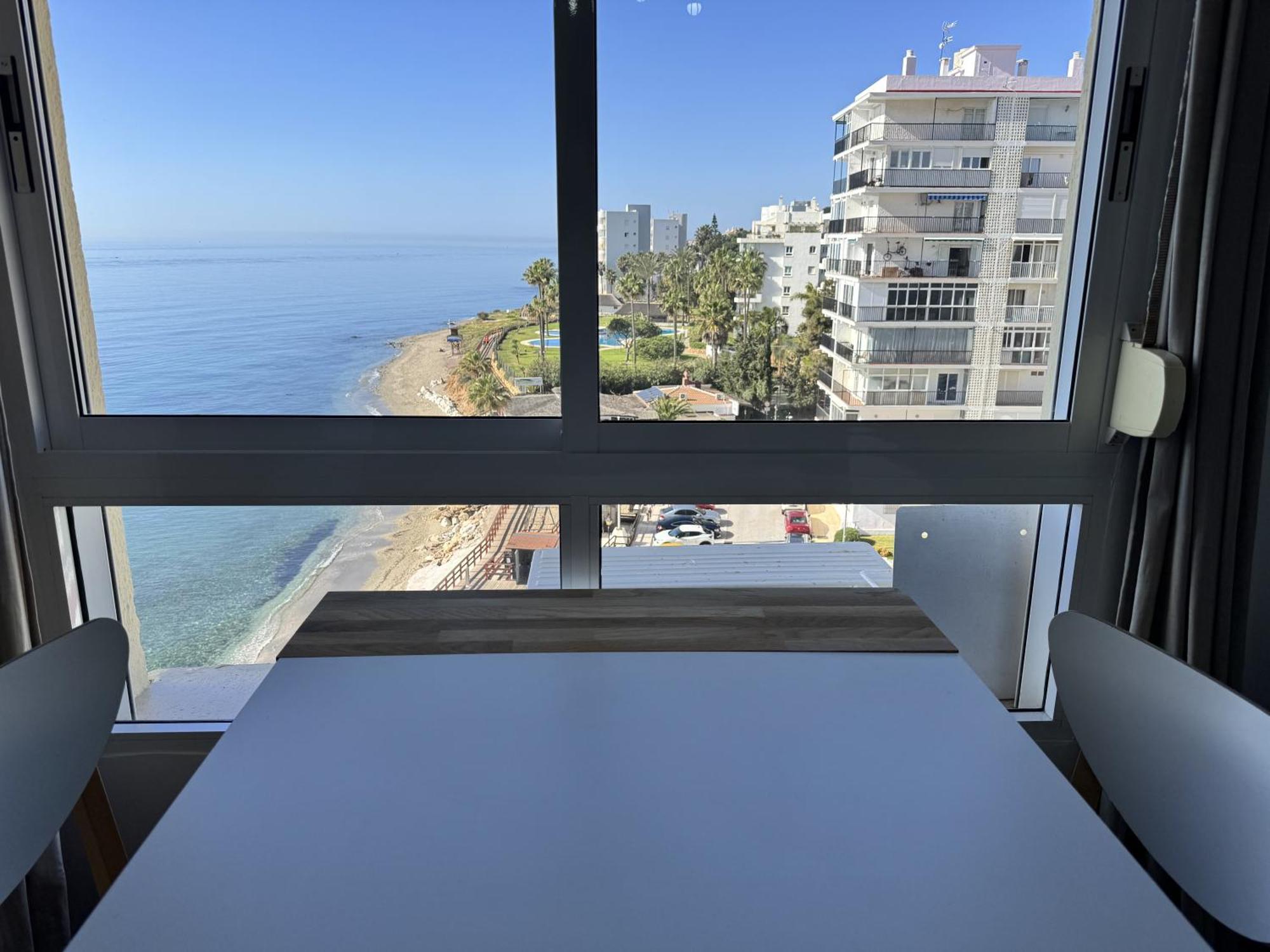 Beachfront Studio ,The View Calahonda, Panoramic Sea Views Sitio de Calahonda المظهر الخارجي الصورة