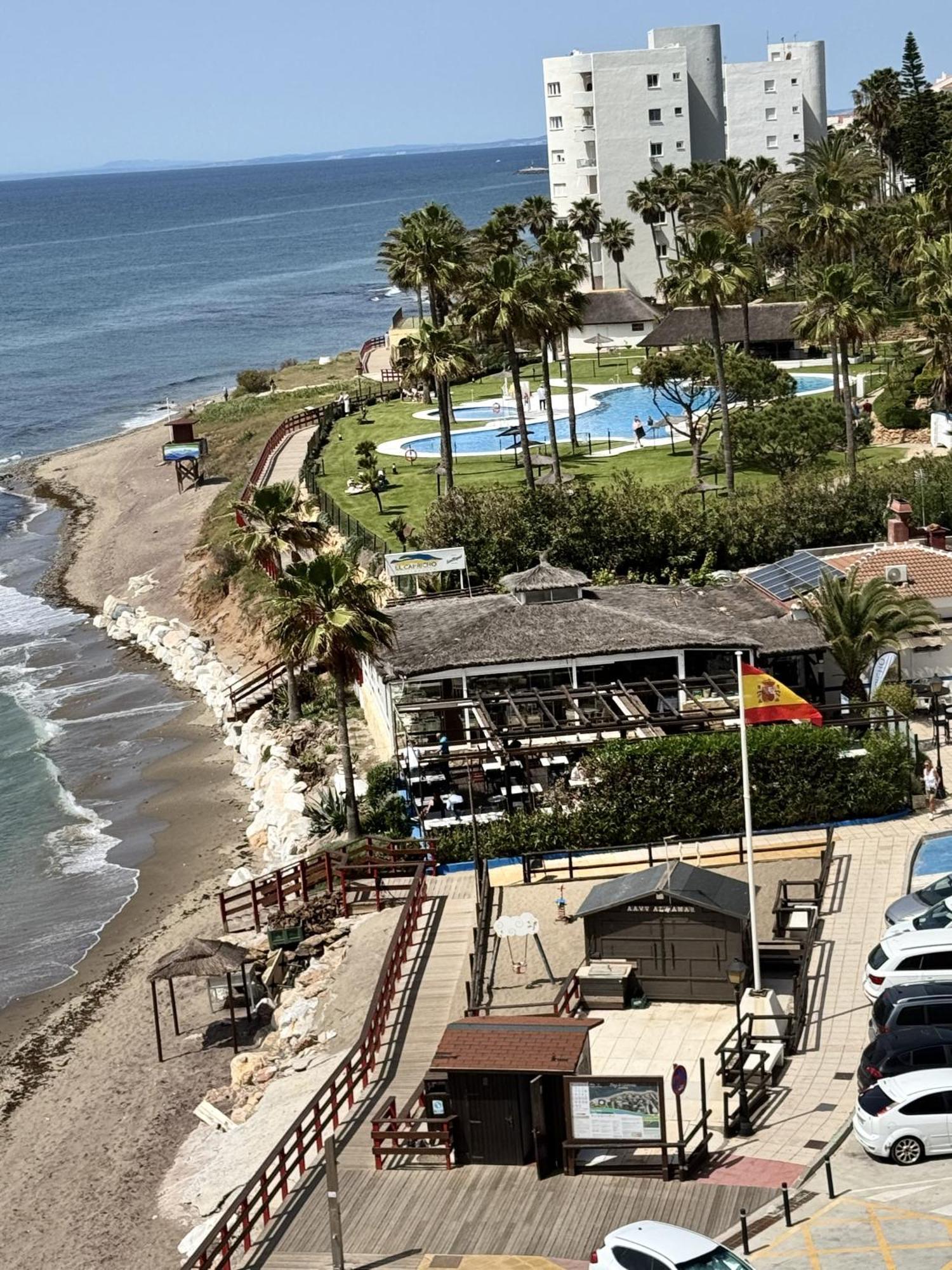Beachfront Studio ,The View Calahonda, Panoramic Sea Views Sitio de Calahonda المظهر الخارجي الصورة